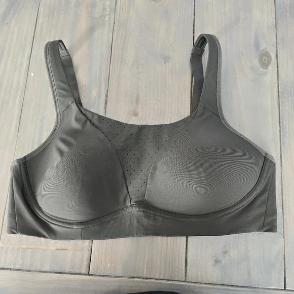 Lululemon Run Times Bra *High Support, B–G Cups Dark Olive 38C - Picture 4 of 10
